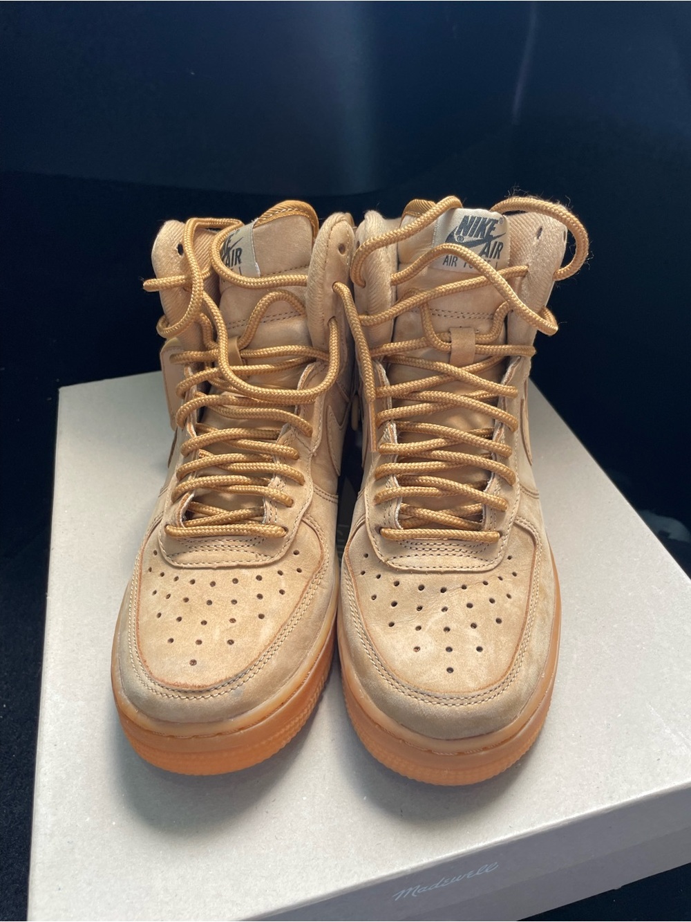Nike Women's High-Top Sneakers in Wheat/Tan